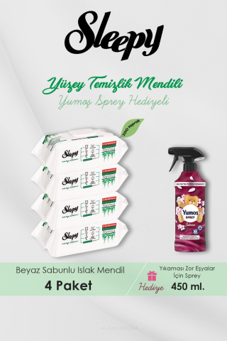 200 Adet Beyaz Sabunlu Havlu, Sakura Oda Kokusu Hediyeli