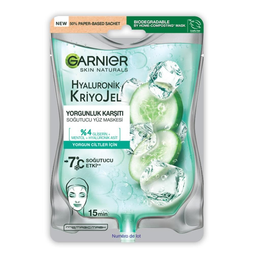 Garnier Soğutucu Yüz Maskesi Hyaluronik Kriyo Jel 27 gr