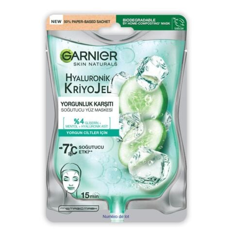 Garnier Soğutucu Yüz Maskesi Hyaluronik Kriyo Jel 27 gr