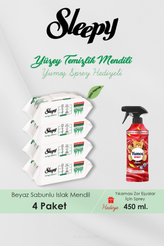 200 Adet Beyaz Sabunlu Havlu, Amber Oda Kokusu Hediyeli