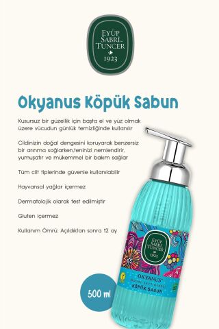 Sıvı ve Köpük Sabun 500ml, Oda kokusu 500ml Okyanus ve Rosie Pamuk