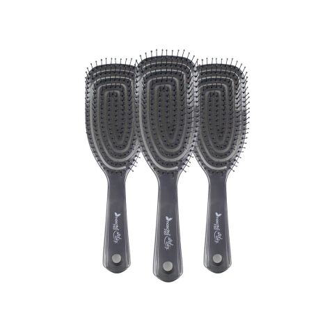 Nascita Üç Boyutlu Saç Fırçası Koyu Gri x 3