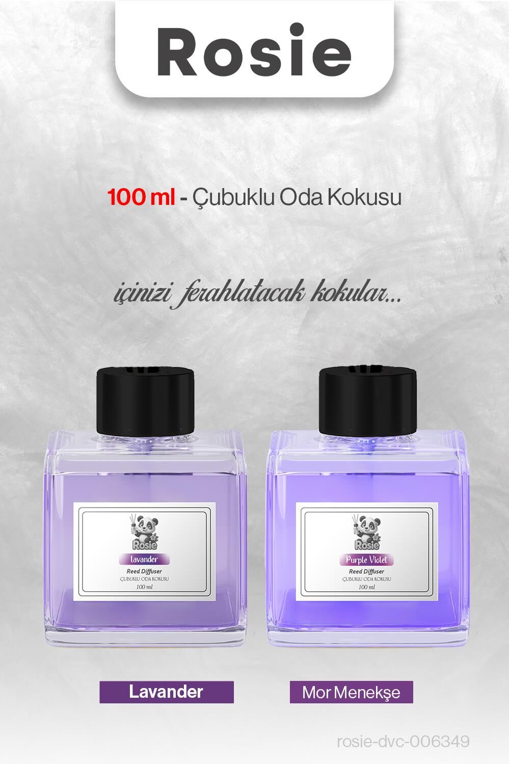 Lavanta ve Mor Menekşe ROSIE Çubuklu Oda Kokusu 100 ml