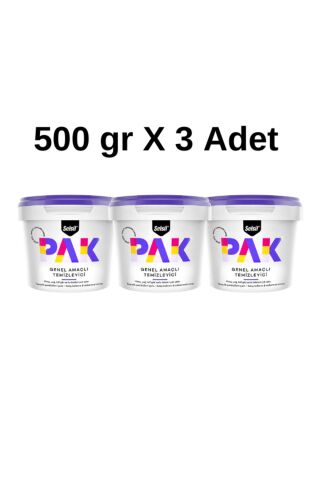 Selsil 3 Adet Pak Genel Amaçlı Mucize 500 gr