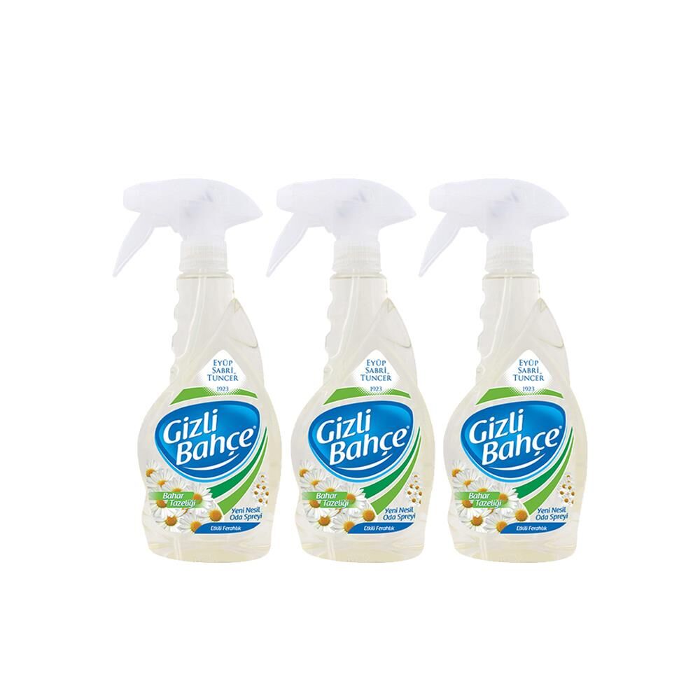 Eyüp Sabri Tuncer Gizli Bahçe Oda Kokusu Bahar Tazeliği 500 ml x 3 Adet