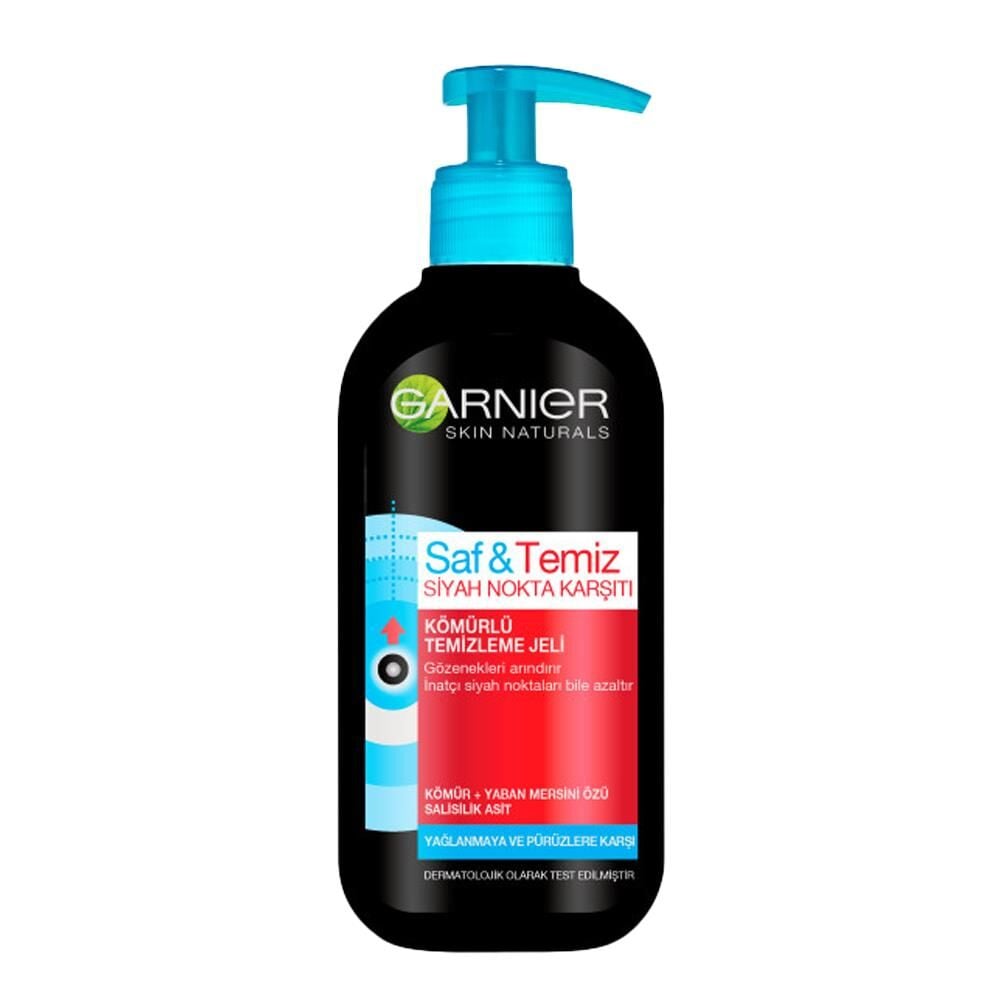Garnier Siyah Nokta Karşıtı Temizleme Jeli Saf & Temiz Kömür 200 ml