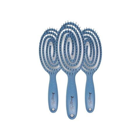 Nascita Üç Boyutlu Flexible Saç Fırçası Mavi x 3