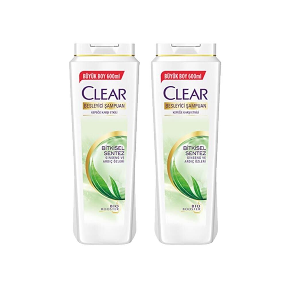Clear Women Bitkisel Sentez Şampuan 600 ml x 2