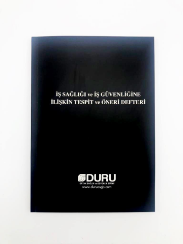 DURU OSGB İş Sağlığı ve Güvenliği Defteri Otokopili