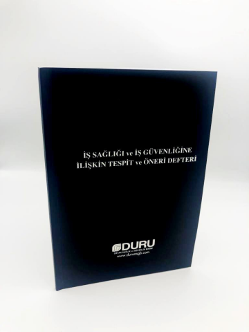 DURU OSGB İş Sağlığı ve Güvenliği Defteri Otokopili
