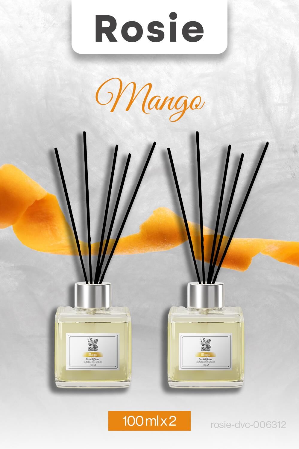 Rosie Mango 2 adet Çubuklu Oda Kokusu 100 ml