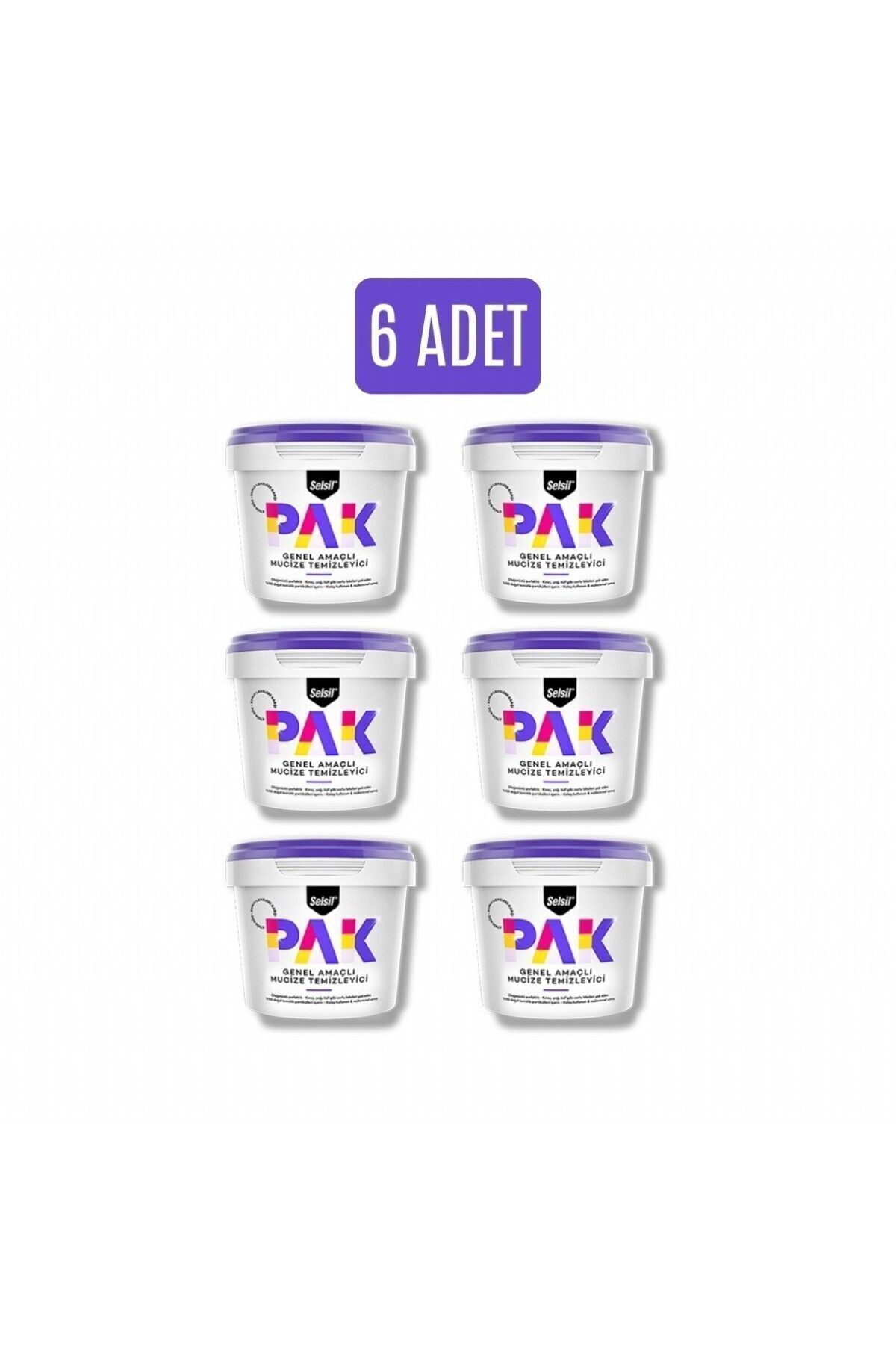 Selsil PAK Genel Amaçlı Mucize Temizleyici Krem 6'lı 500 gr
