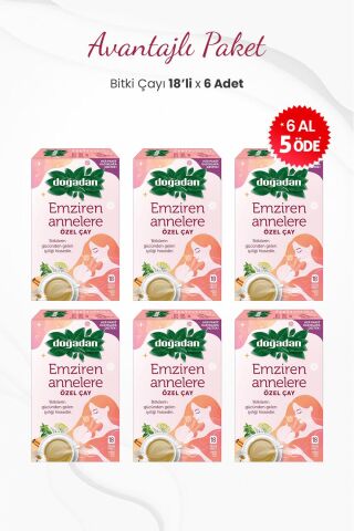 Doğadan 6 Al 5 Öde Emziren Annelere Özel Bitki Çayı
