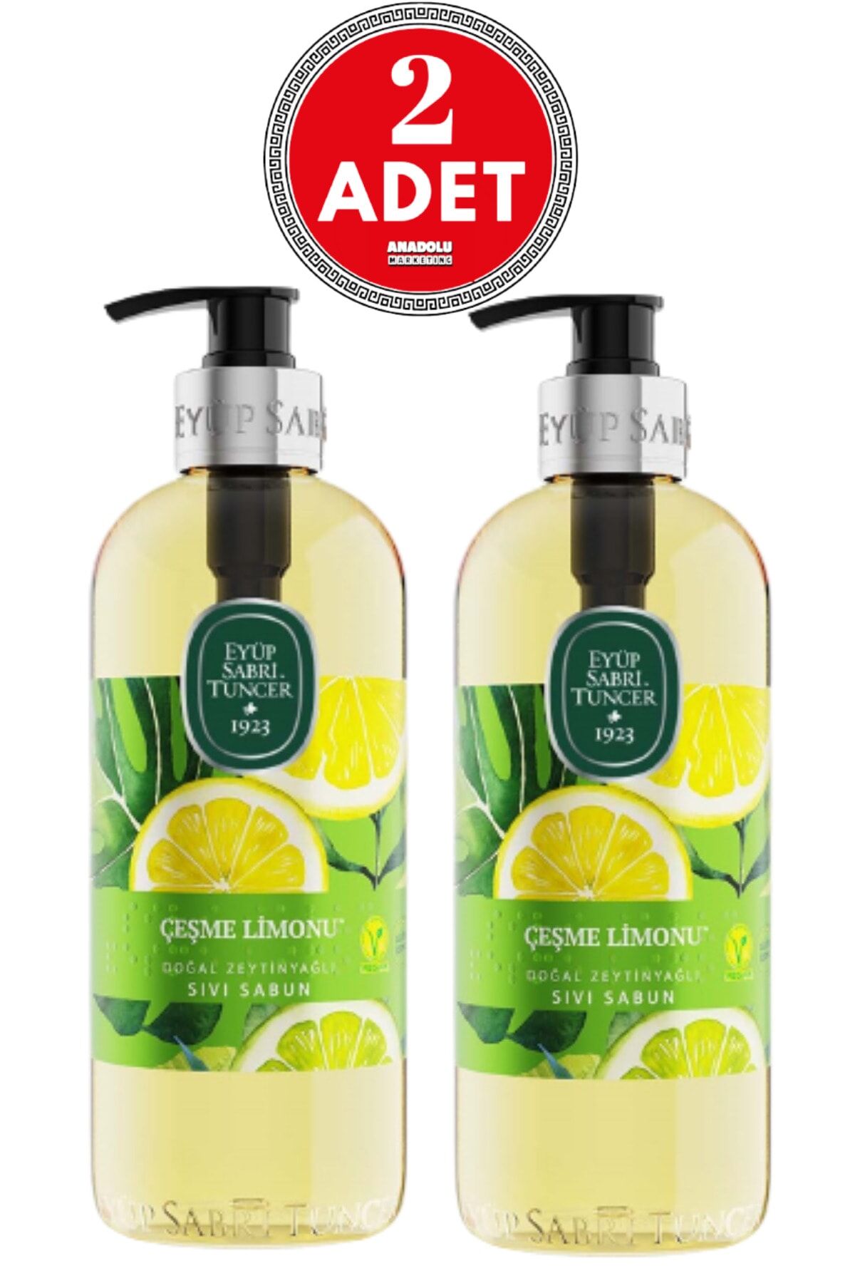 Eyüp Sabri Tuncer Çeşme Limonu Sıvı Sabun 500 ml x 2 Adet