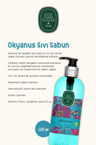 Okyanus Kolonya 150ml, Sıvı Sabun 500ml ve Rosie Pamuk