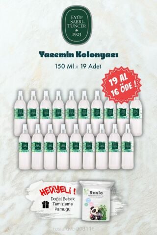 19 AL 16 ÖDE 150 ML  Yasemin Kolonyası ve ROSIE Hediye