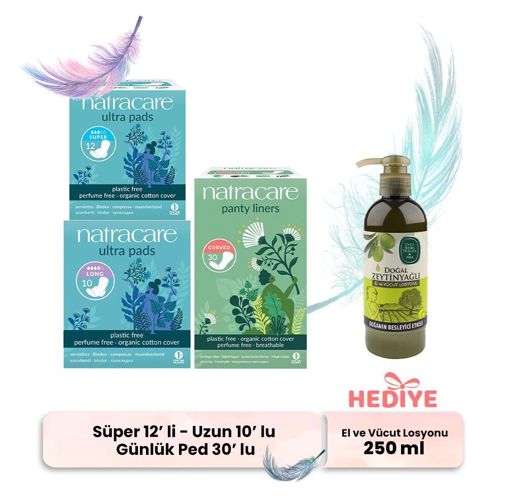 Natracare Karma Set 3, Vücut Losyonu Zeytinyağlı Hediyeli