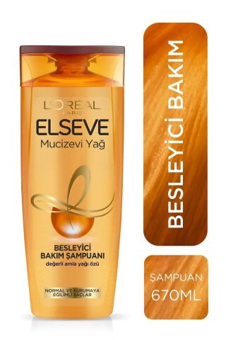 Elseve Loreal Paris 6 Mucizevi Yağ Besleyici Bakım Şampuanı 670 Ml