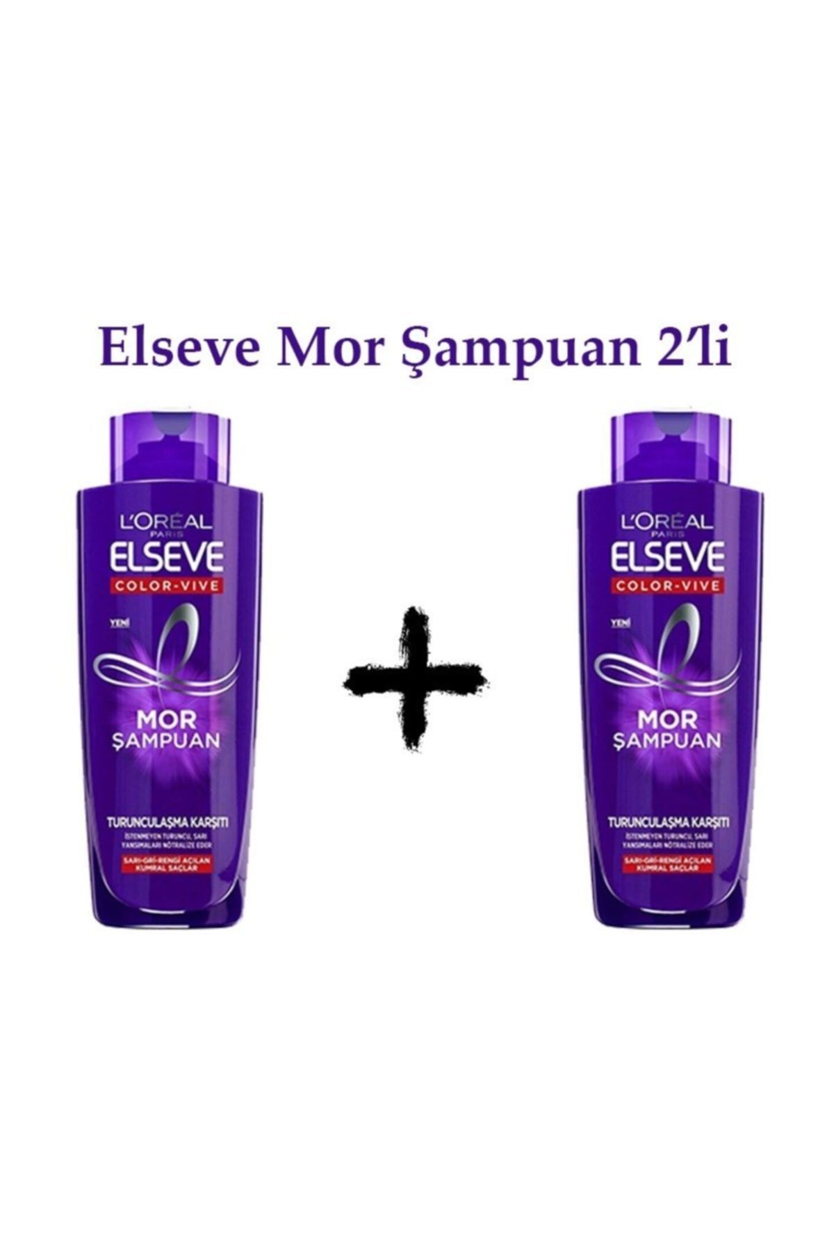 Elseve Mor Şampuan 200 ml 2 Adet