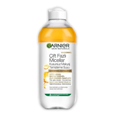 Garnier Micellar Temizleme Suyu Çift Fazlı Argan 400 ml
