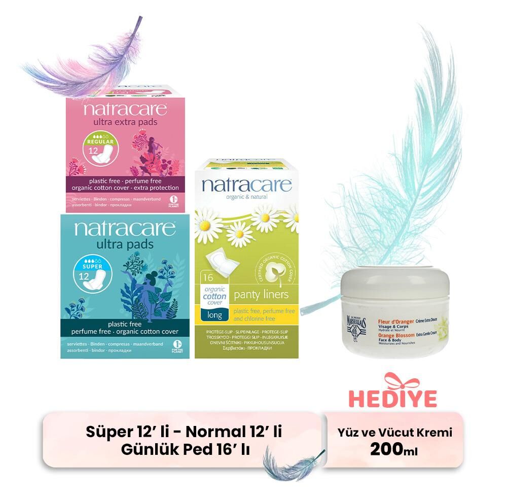 Natracare Karma Set 6, Yüz ve Vücut Kremi Portakal Çiçeği Hediyeli