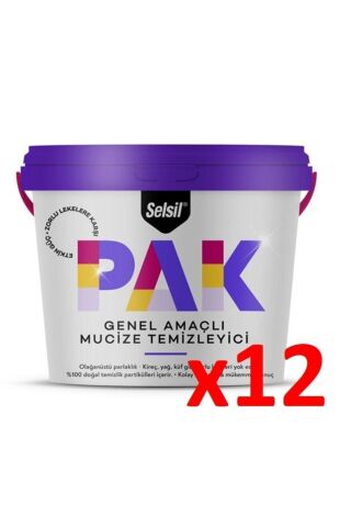 Selsil Pak Genel Amaçlı Mucize Temizleyici 500 Gr. X12 Adet