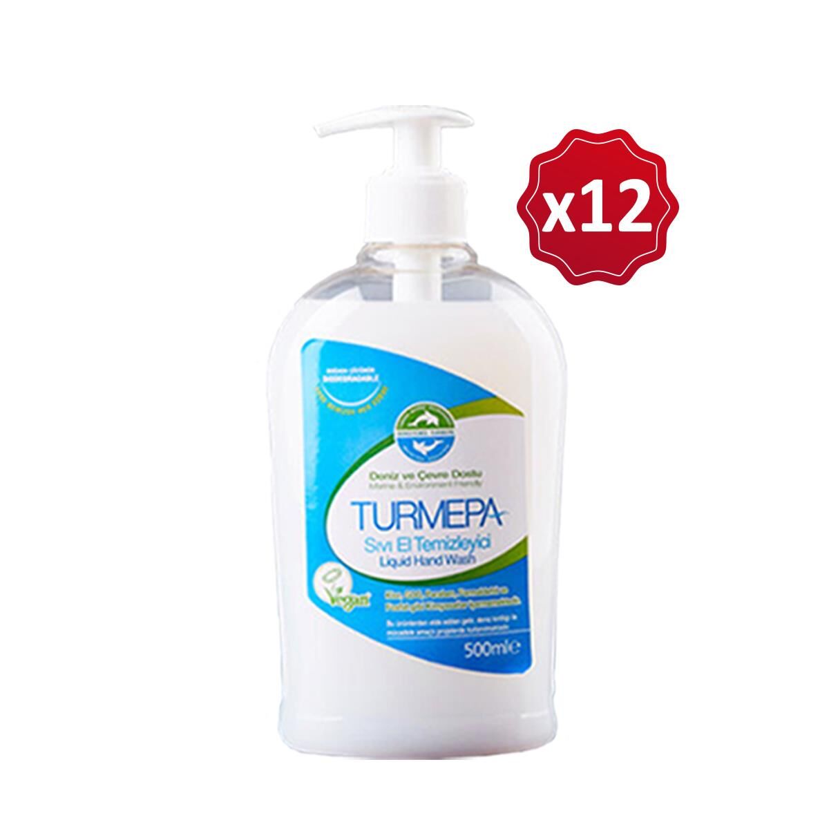 Turmepa Sıvı Sabun 500 ml x 12
