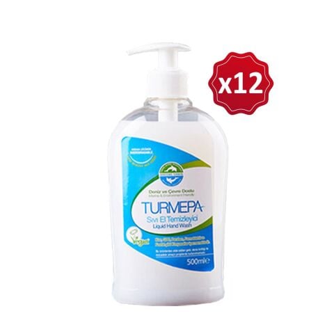 Turmepa Sıvı Sabun 500 ml x 12