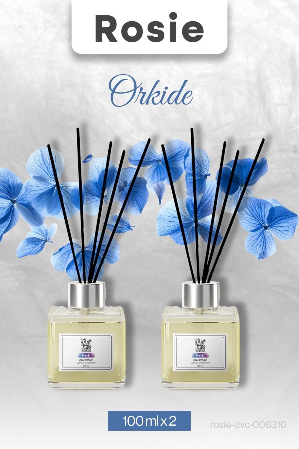 Rosie Orkide 2 adet Çubuklu Oda Kokusu 100 ml