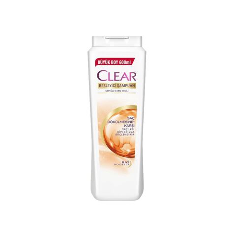 Clear Besleyici Şampuan Kepeğe Karşı Etkili Saç Dökülmesine Karşı 600 ml