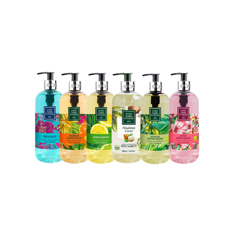 Eyüp Sabri Tuncer Düvenci Toptan 6' lı 500 ml Sıvı Sabun Model 21