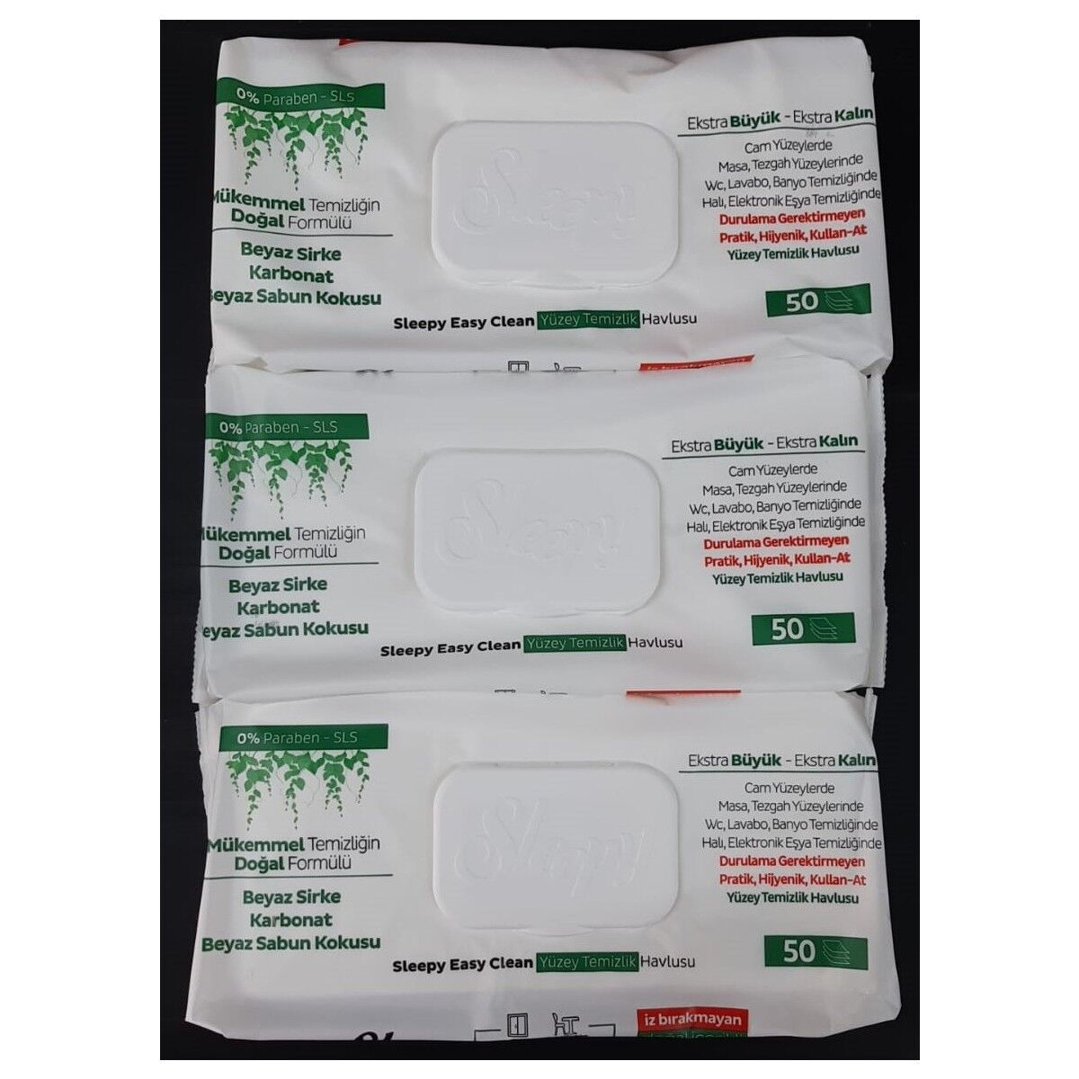 Sleepy Easy Clean 50*3 Li 150 Yaprak Yüzey Temizlik Havlusu