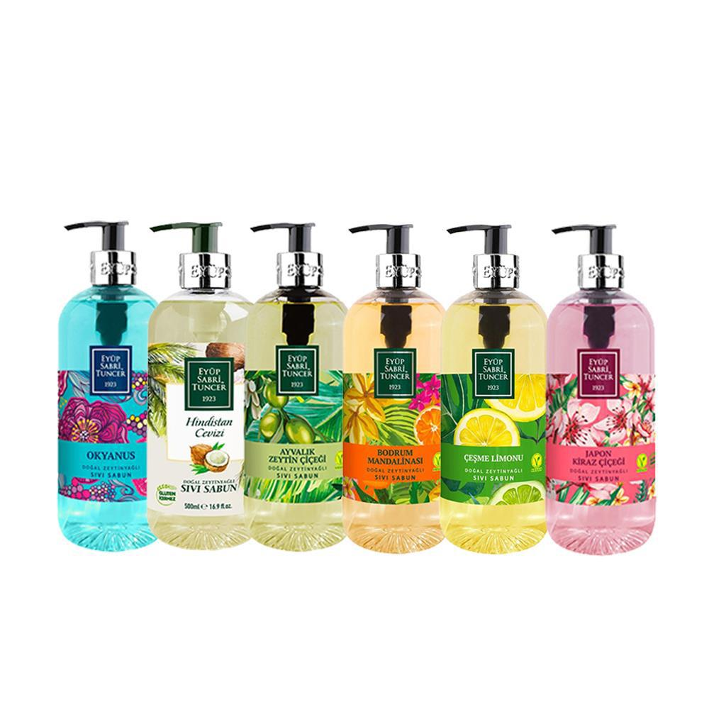 Eyüp Sabri Tuncer Düvenci Toptan 6' lı 500 ml Sıvı Sabun Model 11
