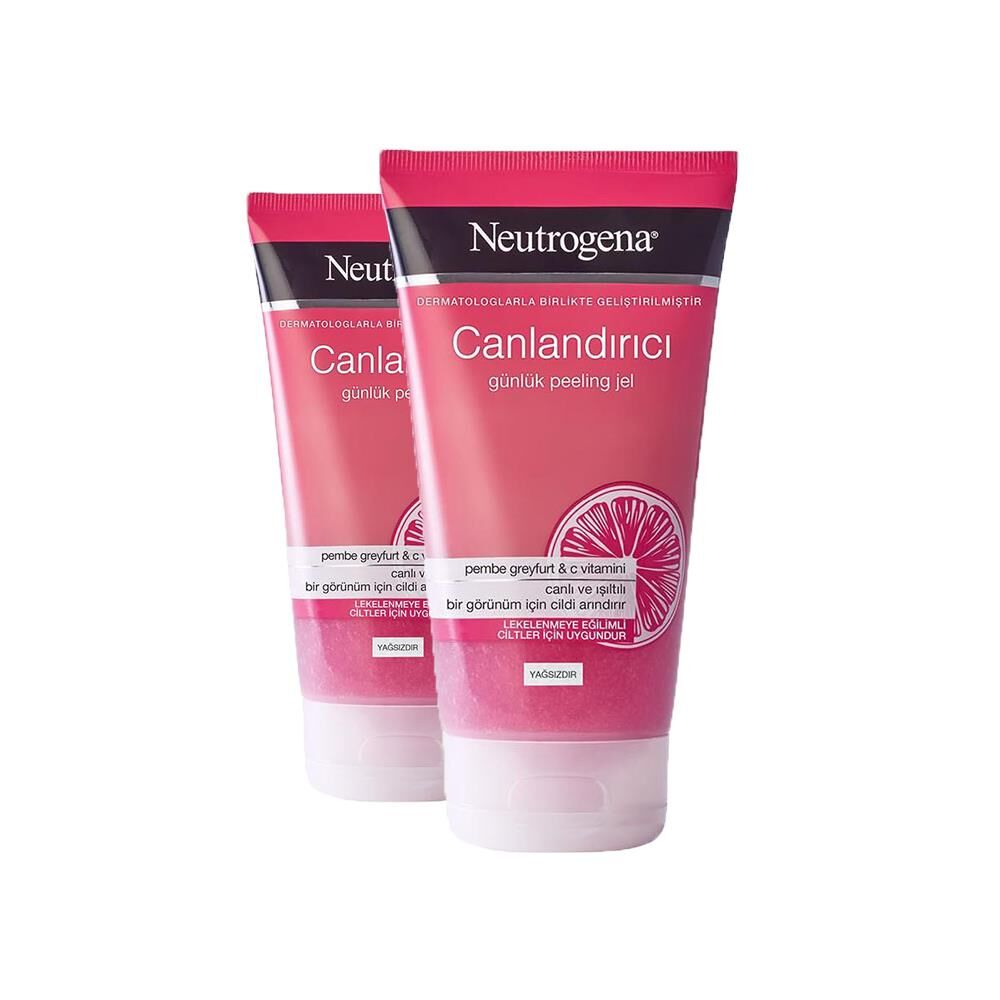 Neutrogena Canlandırıcı Peeling Pembe Greyfurt 150 ml x 2