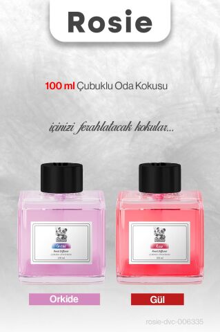 ROSIE Orkide ve Gül Çubuklu Oda Kokusu 100 ml