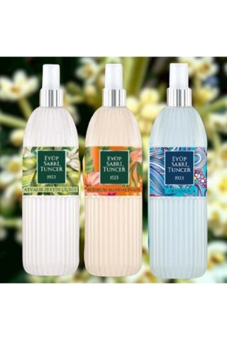 150 Ml Sprey Pet Şişe Ayvalık Zeytin Çiçeği+Bodrum Mandalinası+Okyanus Kolonyası
