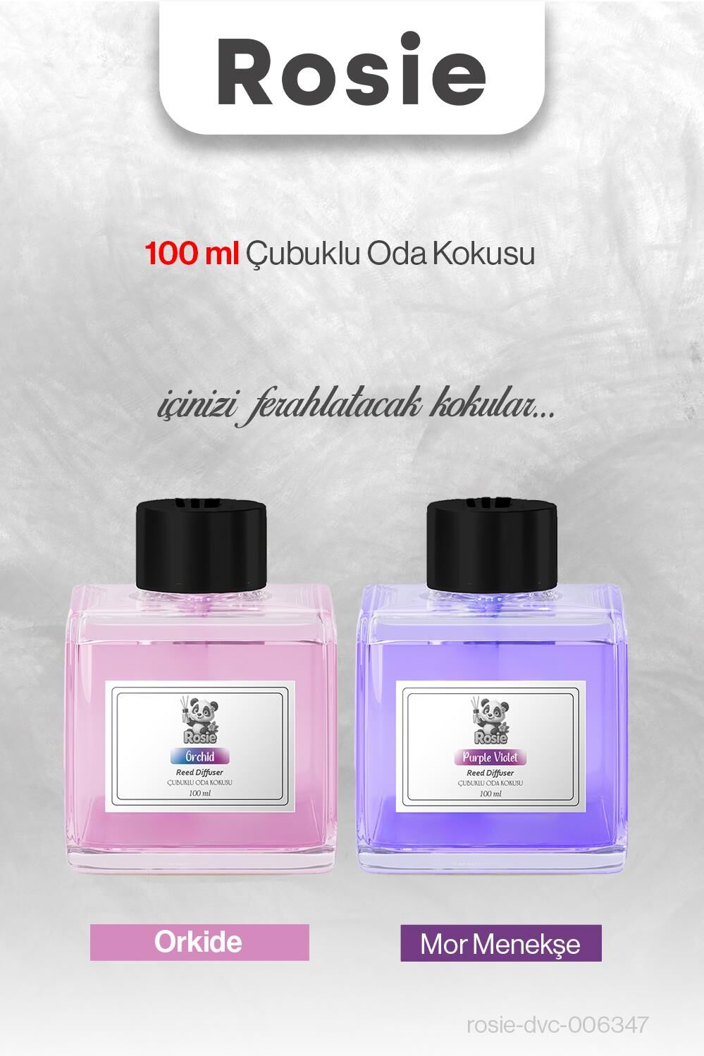 ROSIE Mor Menekşe ve Orkide Çubuklu Oda Kokusu 100 ml