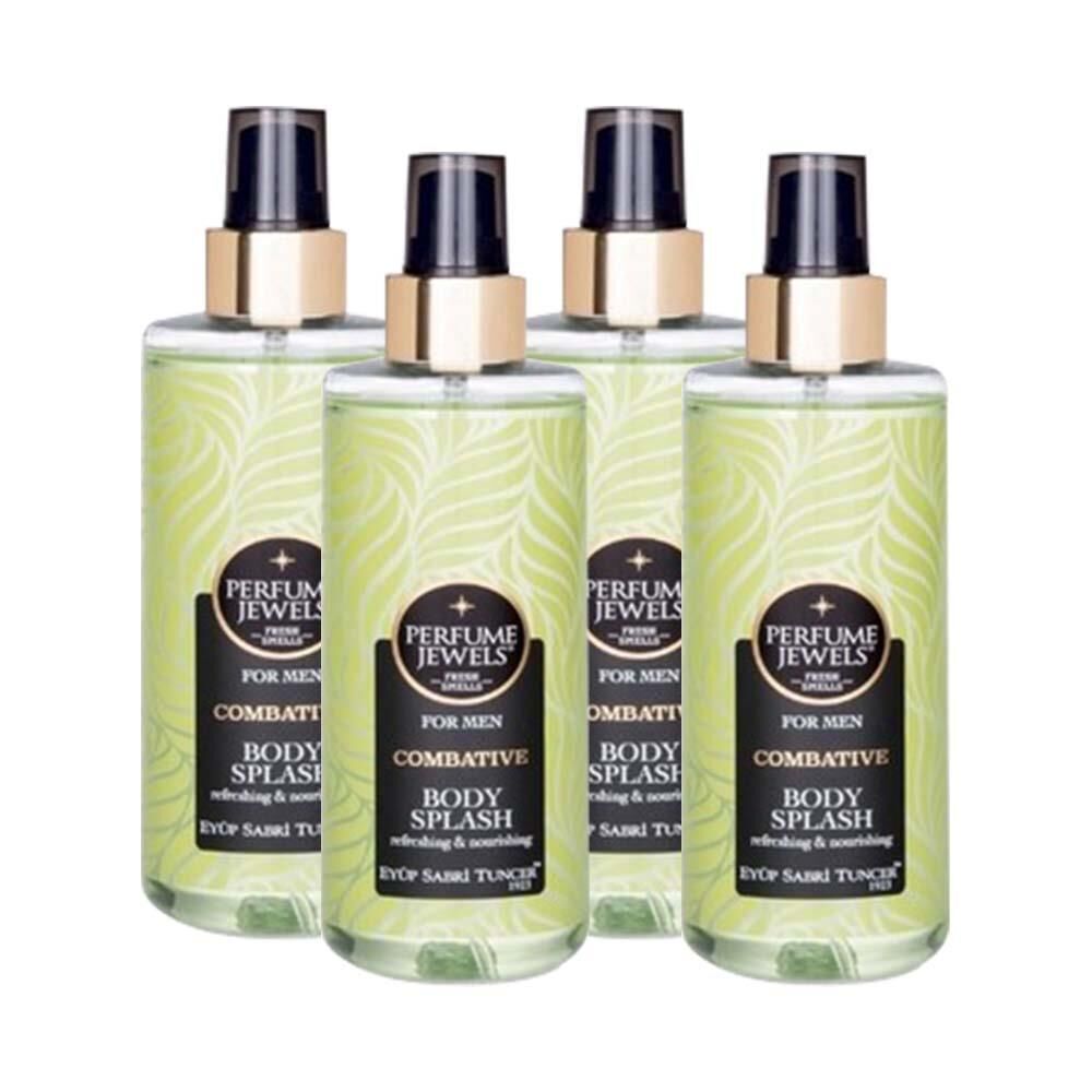 Eyüp Sabri Tuncer Pj Body Splash Combative Erkek 250 ml X 4