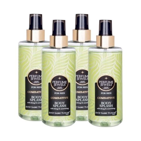 Eyüp Sabri Tuncer Pj Body Splash Combative Erkek 250 ml X 4