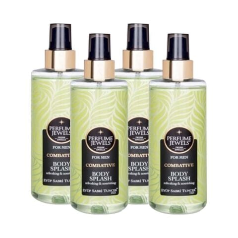 Eyüp Sabri Tuncer Pj Body Splash Combative Erkek 250 ml X 4