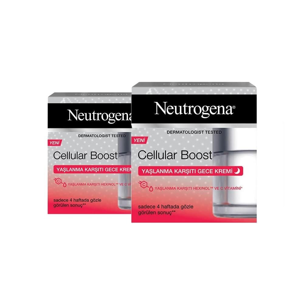 Neutrogena Cellular Boost Yaşlanma Karşıtı Gece Kremi 50 ml x 2