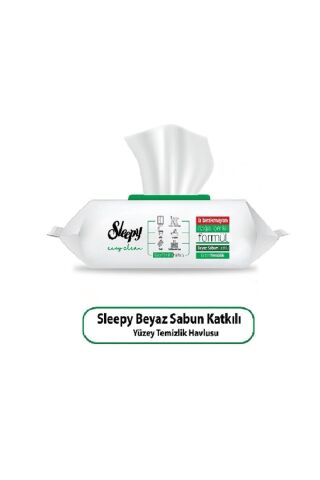 Easy Clean Beyaz Sabun Katkılı Yüzey Temizlik Havlusu 3 Adet 3x100 300 Yaprak