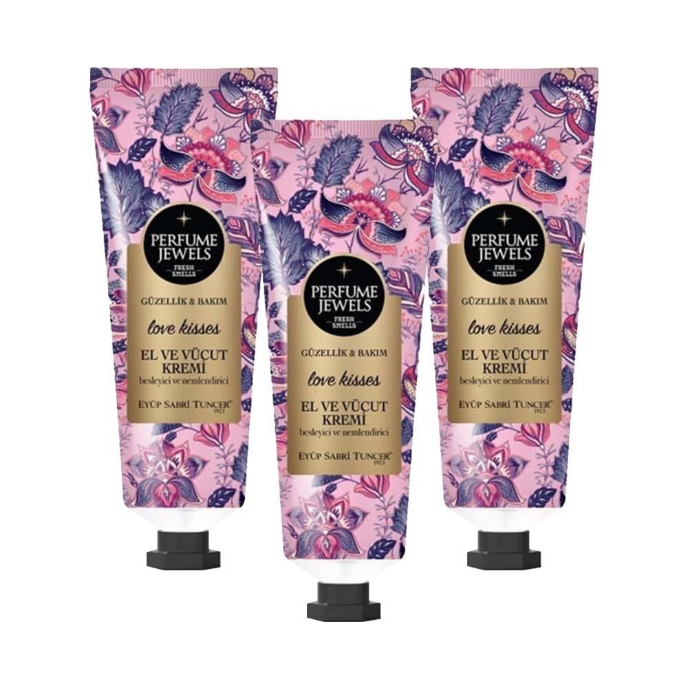 Eyüp Sabri Tuncer Perfume Jewels Love Kisses El Kremi 50ML x 3