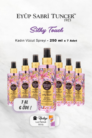 7  AL 6 ÖDE Eyüp Sabri Tuncer Vücut Spreyi Silky Touch 250 ml, Pamuk Hediyeli
