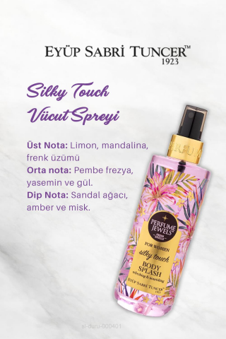 7  AL 6 ÖDE Eyüp Sabri Tuncer Vücut Spreyi Silky Touch 250 ml, Pamuk Hediyeli