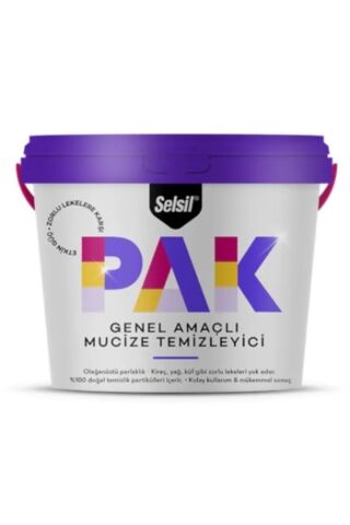 Selsil Pak Genel Amaçlı Mucize Temizleyici 500 Gr x 6 Lı Paket