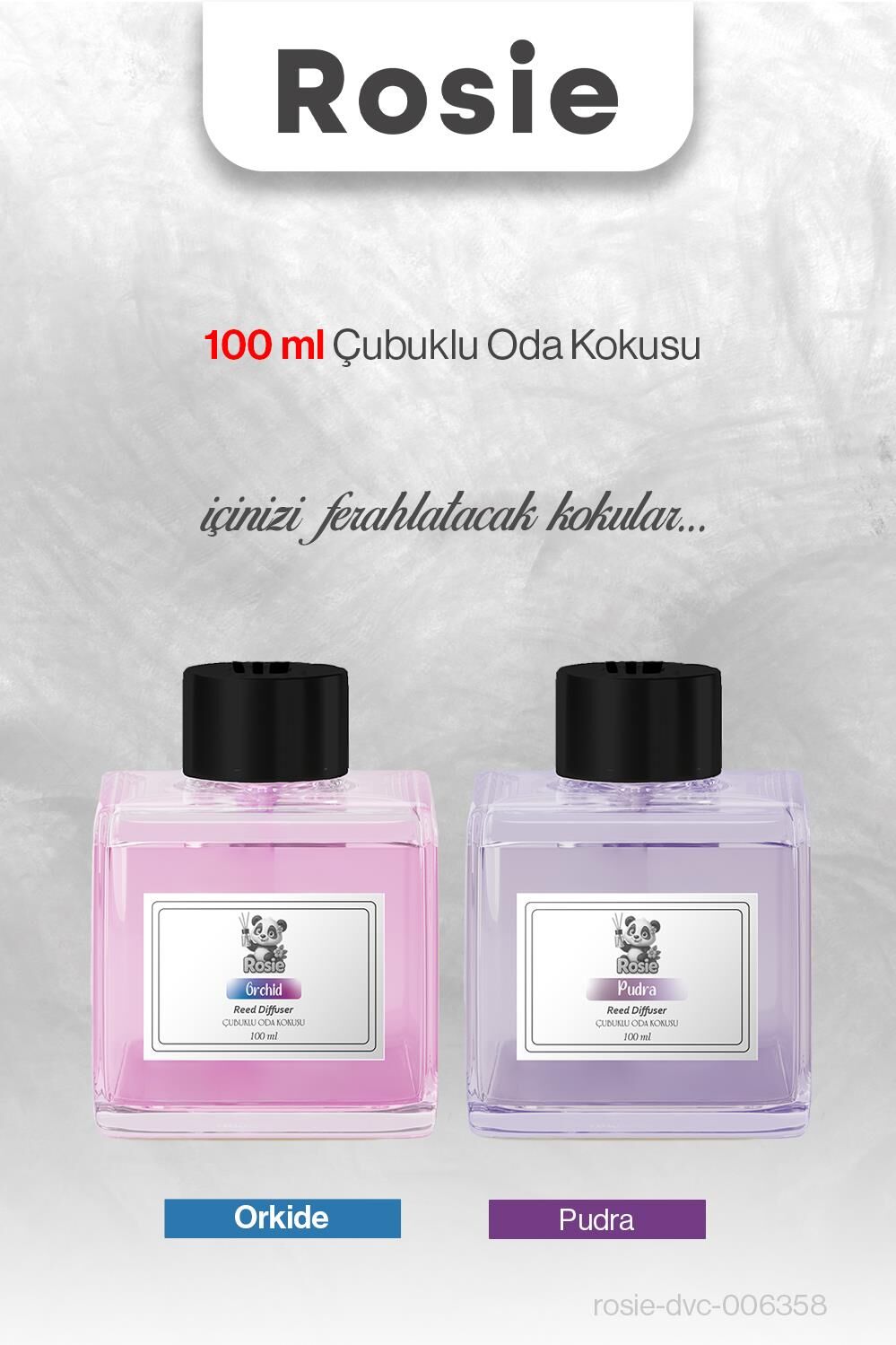 ROSIE Pudra ve Orkide Çubuklu Oda Kokusu 100 ml