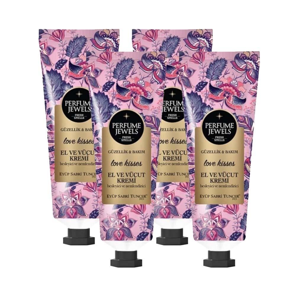 Eyüp Sabri Tuncer Perfume Jewels Love Kisses El Kremi 50ML x 4