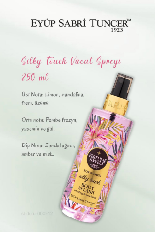 Eyüp Sabri Tuncer 3 Adet Pj Body Splash Silky Touch 250 ml ve ROSIE Doğal Pamuk