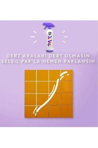 Selsil Pak 12 Li 500 Ml Köpük Temizleyici Sprey, Yağ Sökücü, Yüzey Temizleyici